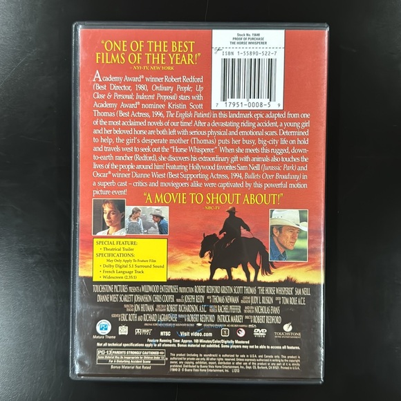 The Horse Whisperer - DVD - Picture 2 of 4